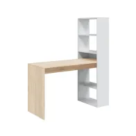 KIT SCRIVANIA DUPLO C/LIBRERIA 120X53X144 BIA ART ROV