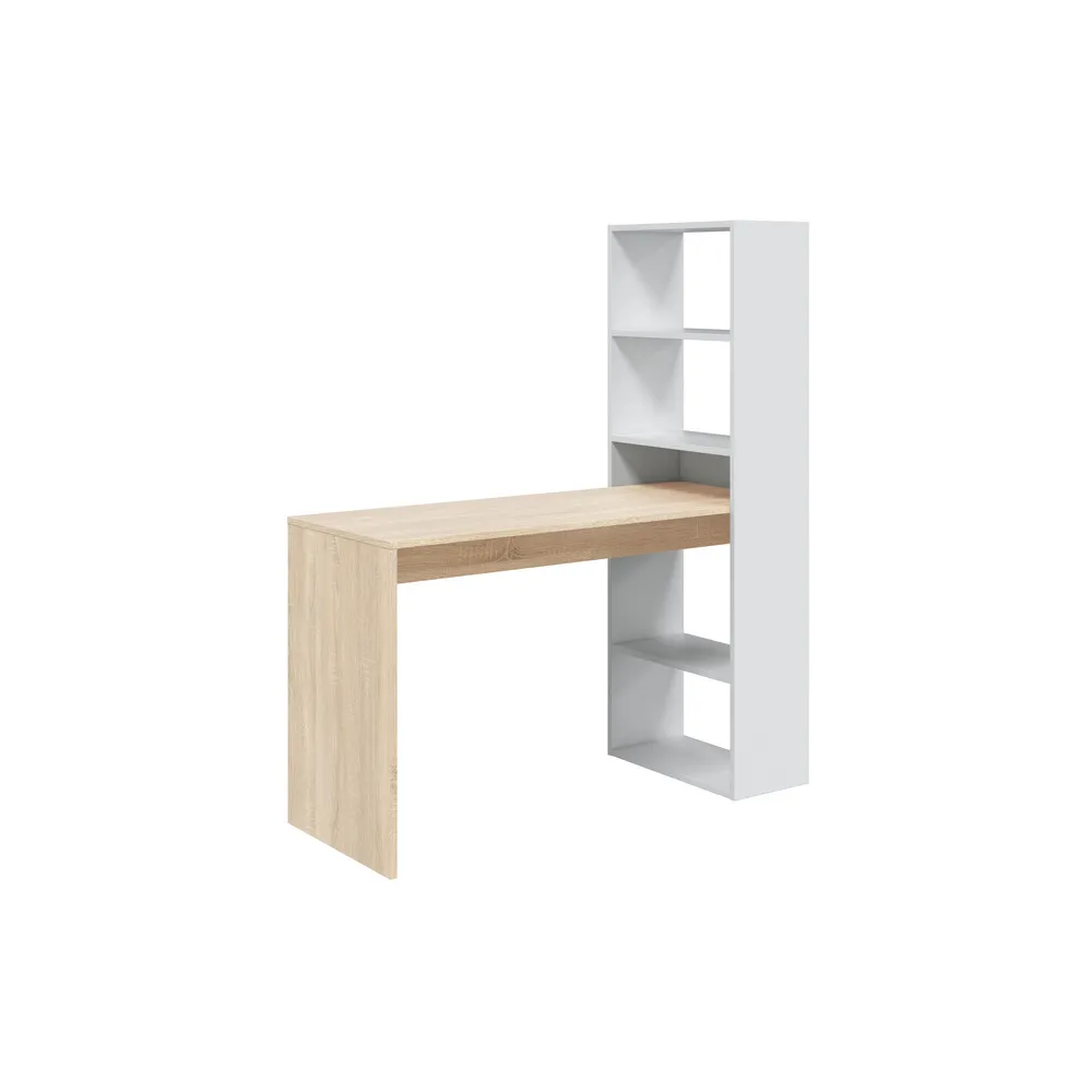 KIT SCRIVANIA DUPLO C/LIBRERIA 120X53X144 BIA ART ROV
