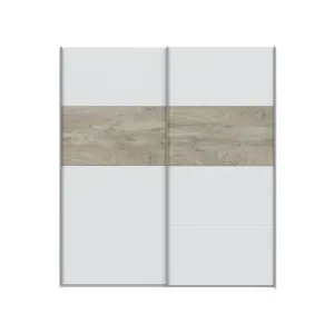 KIT ARMADIO 2 ANTE SCORR 180X60X200 CM BIA ART ROV