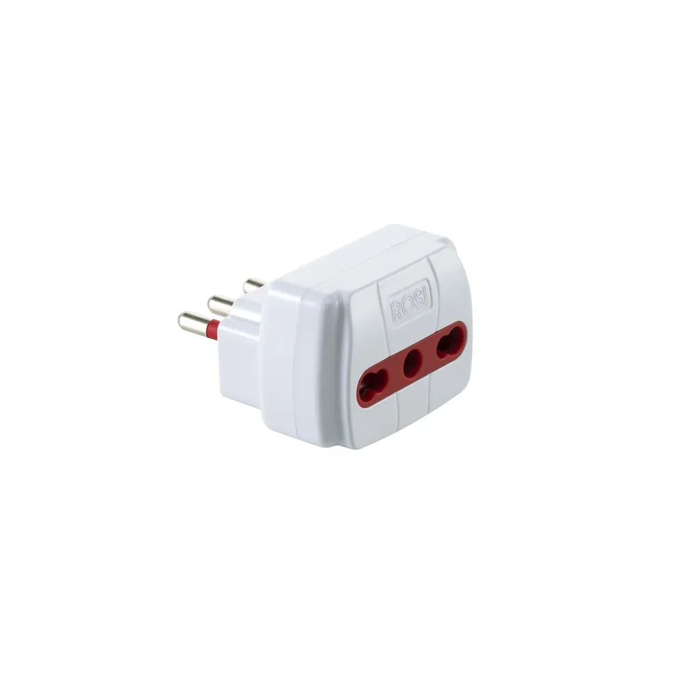 ROSI 78025 ADATTATORE SEMPLICE 10A PRESA BIP C/LIMIT ROSI 78025 ADATTATORE SEMPLICE 10A PRESA BIP C/LIMIT