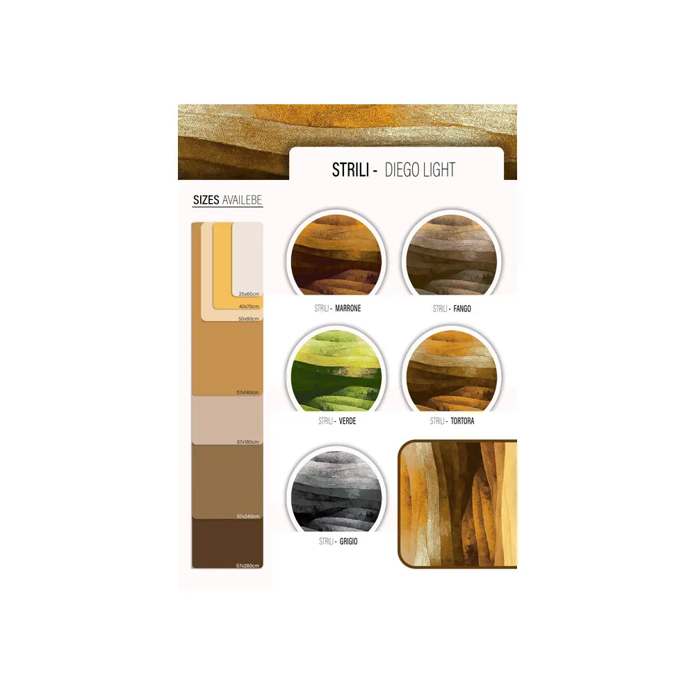 TAPPETO CUCINA STRILI 57X280 CM ASSORTITO (10 TAPPETO CUCINA STRILI 57X280 CM ASSORTITO (10