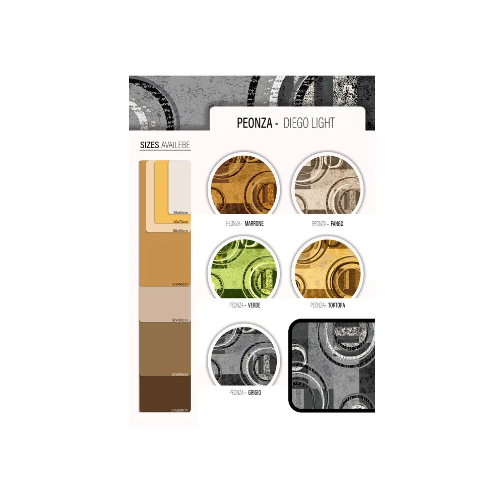 TAPPETO CUCINA PEONZA 40X 70 CM ASSORTITO (20 TAPPETO CUCINA PEONZA 40X 70 CM ASSORTITO (20