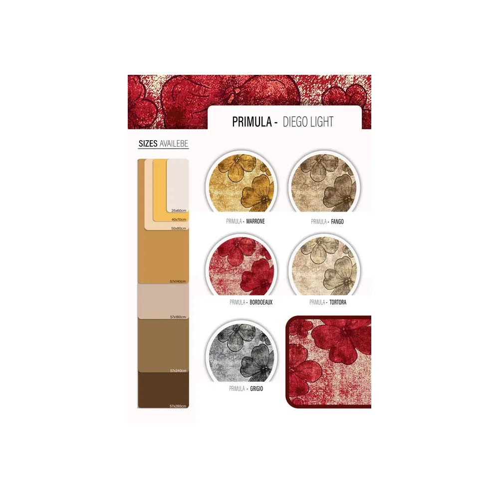 TAPPETO CUCINA PRIMULA 57X240 CM ASSORTITO (10 TAPPETO CUCINA PRIMULA 57X240 CM ASSORTITO (10