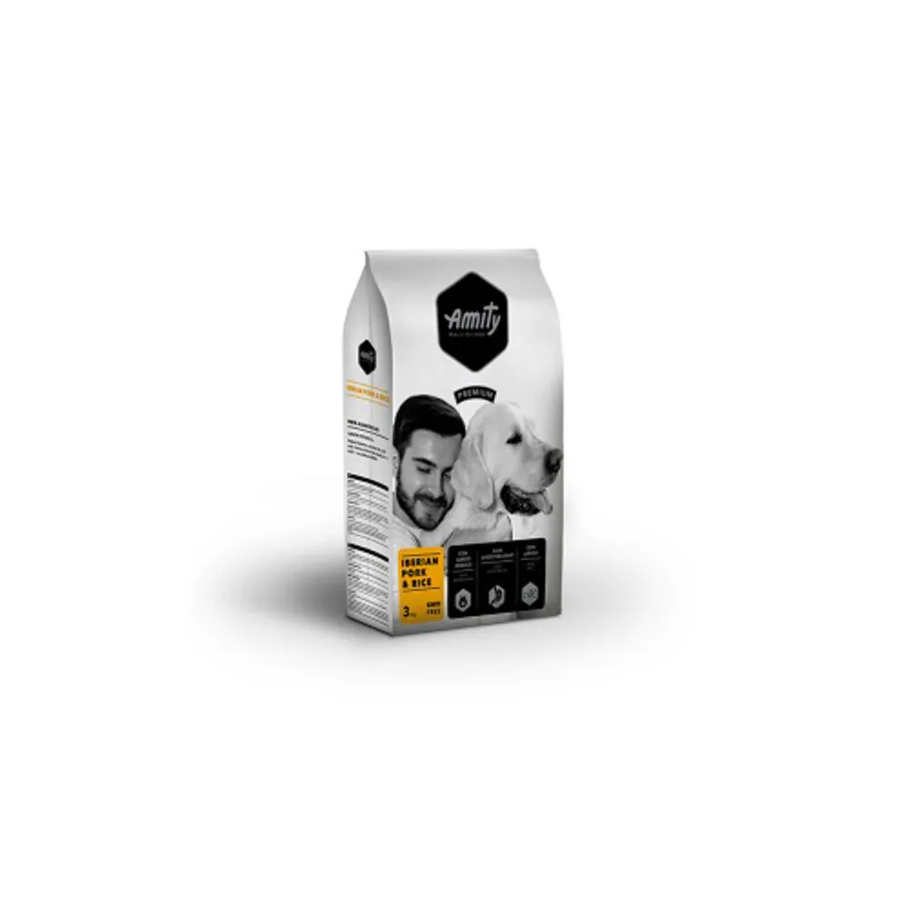 CIBO CANE AMITY  3 KG ADULT IBERIAN PORK  RICE (4