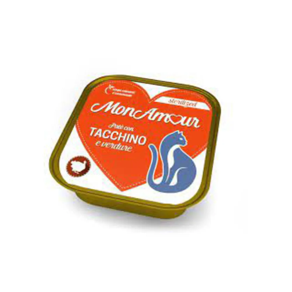 CIBO GATTO MONAMOUR 100 G STERILIZED TACCH VERD (34
