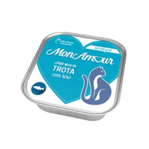 CIBO GATTO MONAMOUR 100 G STERILIZED PATE TROTA NEW (34