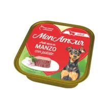 CIBO CANE MONAMOUR 150 G MANZO E PAPATE (22