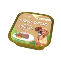 CIBO CANE MONAMOUR 150 G LIGHT AGNELLO E RISO (22