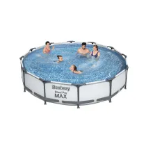 PISCINA C/TELAIO E POMPA D 366XH76 CM 56416 S/SCALA