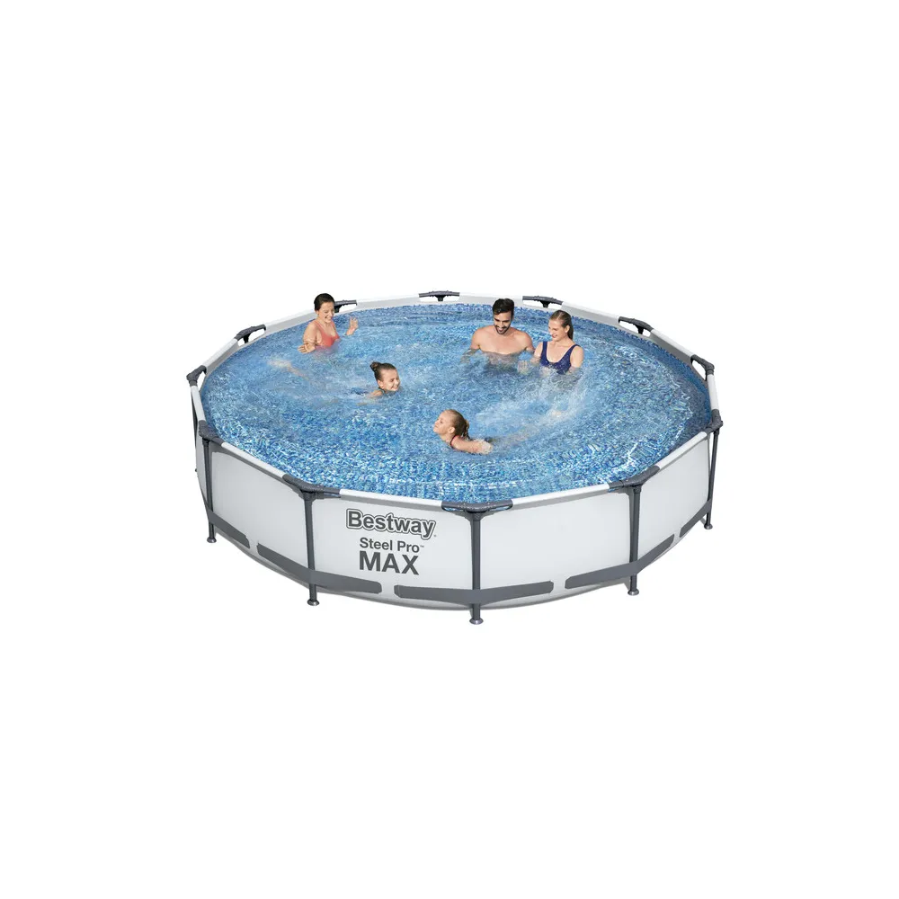 PISCINA C/TELAIO E POMPA D 366XH76 CM 56416 S/SCALA PISCINA C/TELAIO E POMPA D 366XH76 CM 56416 S/SCALA