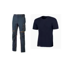 WORKWEAR KIT T-SHIRT+ PANTAL DEEP BLUE TG   L