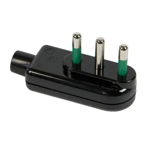 FME 80.041 SPINA RIBASSATA 16A 2P+T NERO
