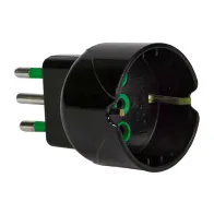 FME 82.601 ADATTATORE 10A 2P+T-SCHUKO GARANTI NERO (50