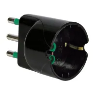 FME 82.611 ADATTATORE 16A 2P+T SCHUKO GARANTI NERO (50