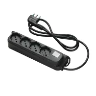 FME 47.421 MULTIPRESA 4P BIP/SC+INT NERO