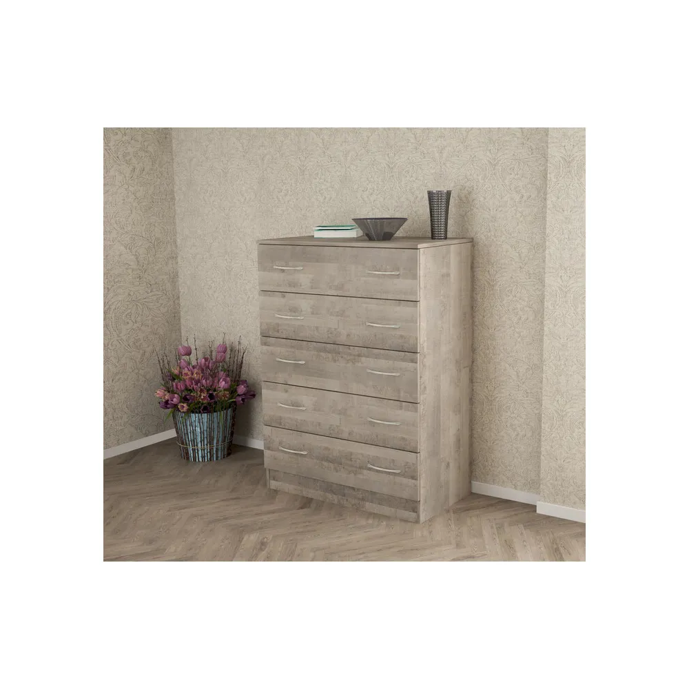 KIT CASSETTIERA 5C 80X45X111 CM ROVERE PL. KIT CASSETTIERA 5C 80X45X111 CM ROVERE PL.