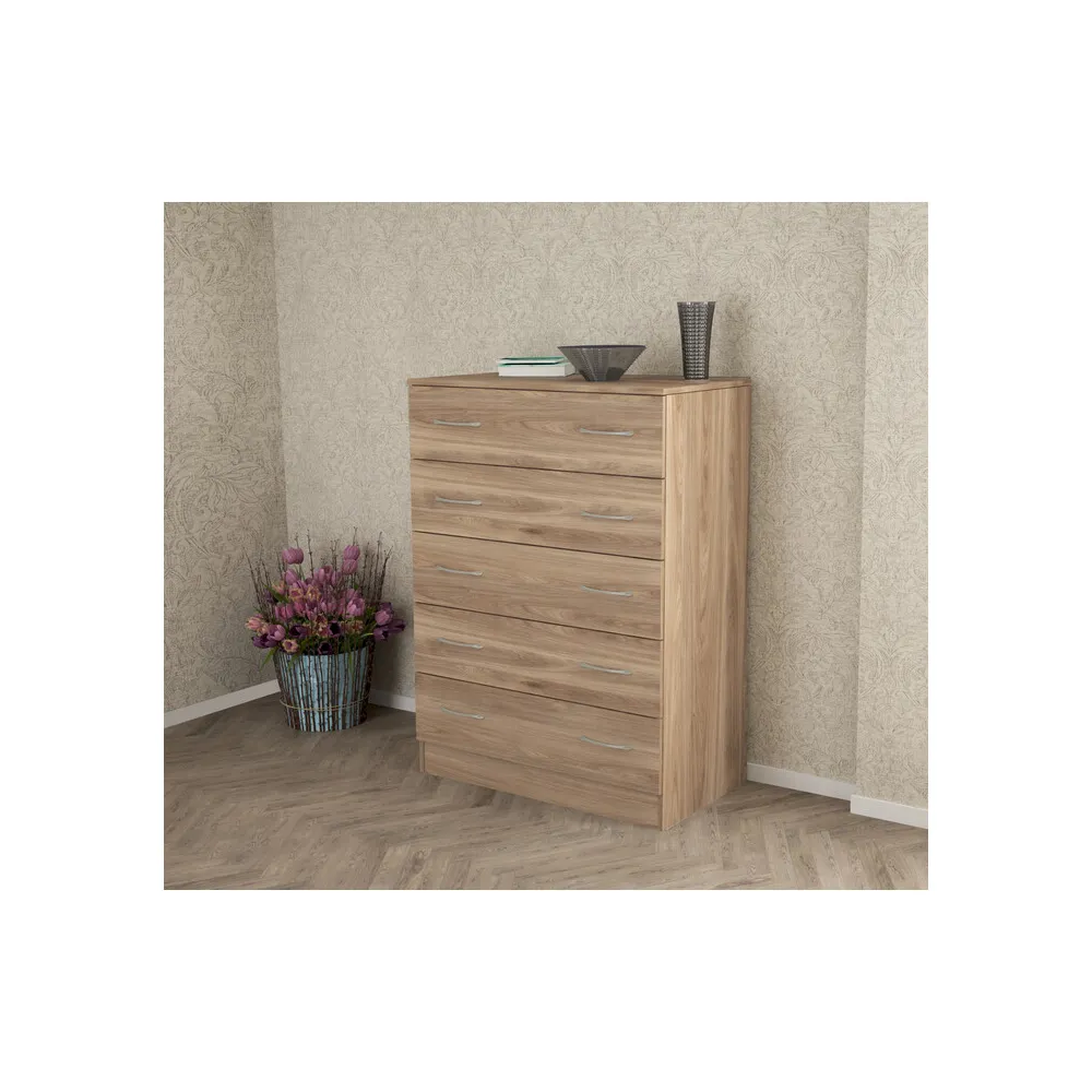 KIT CASSETTIERA 5 CASSETTI 80X45X111 CM ROVERE KIT CASSETTIERA 5 CASSETTI 80X45X111 CM ROVERE