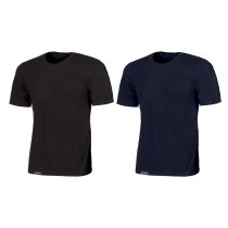 MAGLIA A GIROCOLLO 'LINEAR' taglia  M - deep blue