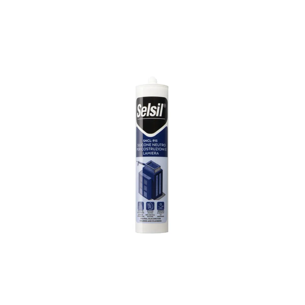 SELSIL SILICONE NEUTRO TESTA DI MORO 310 ML (25