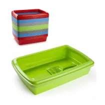 LETTIERA C/PALETTA MAX VERDE/ROSSO/BLU/GRIGIO (12