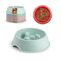 CIOTOLE ANTI VORACIT VERDE/ROSA/TORTORA (12