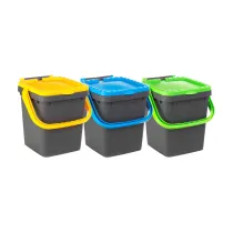 PATTUMIERA  35 L ECOPLUS C/MANIGLIA KIT 3 PEZZI
