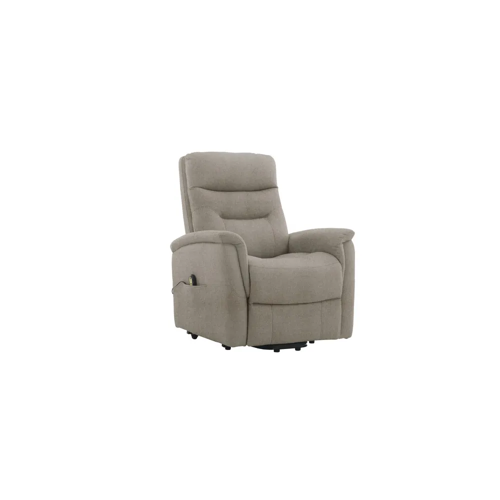POLTRONA RECLINER SOFT DUE MOTORI TESSUTO BEIGE POLTRONA RECLINER SOFT DUE MOTORI TESSUTO BEIGE