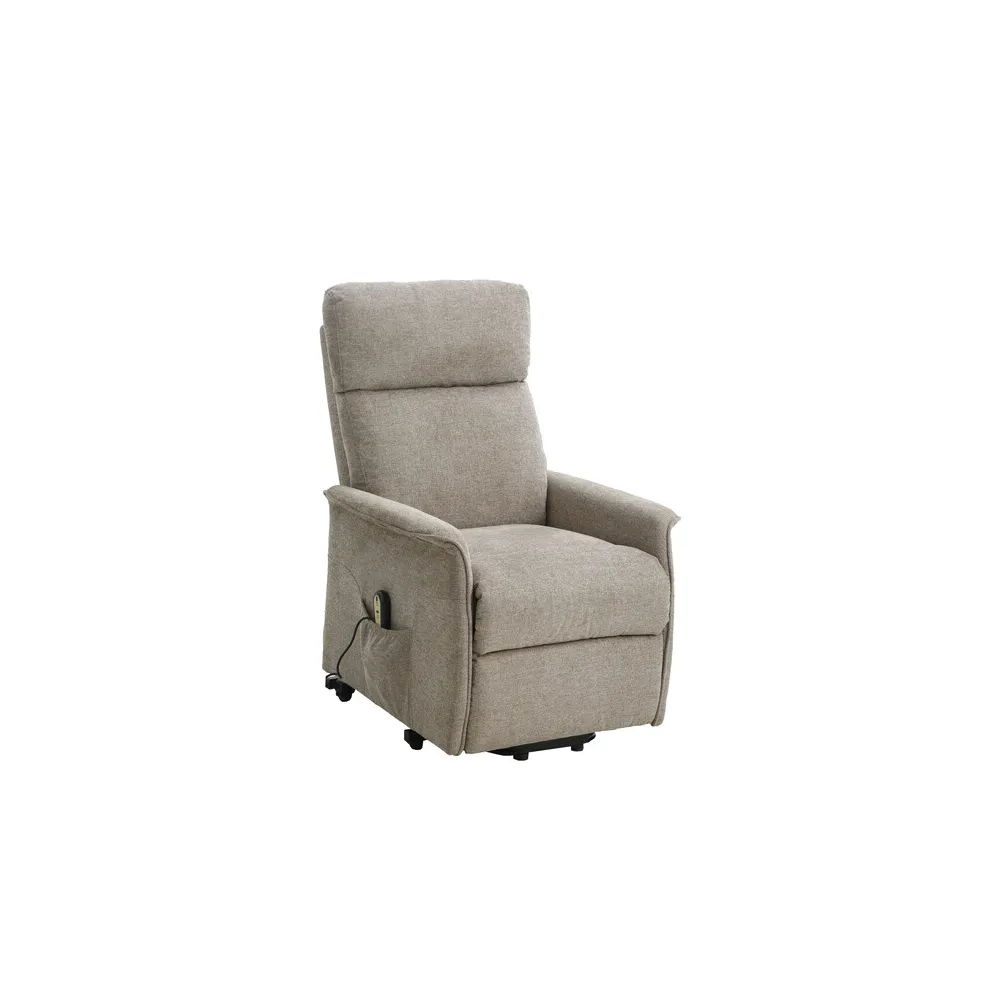 POLTRONA RECLINER RELAX ALZAPERSONA TESSUTO BEIGE POLTRONA RECLINER RELAX ALZAPERSONA TESSUTO BEIGE
