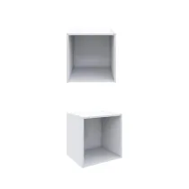 CUBO 35X35X29 CM BIANCO