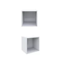 CUBO 35X35X29 CM BIANCO