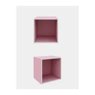 CUBO 35X35X29 CM ROSA
