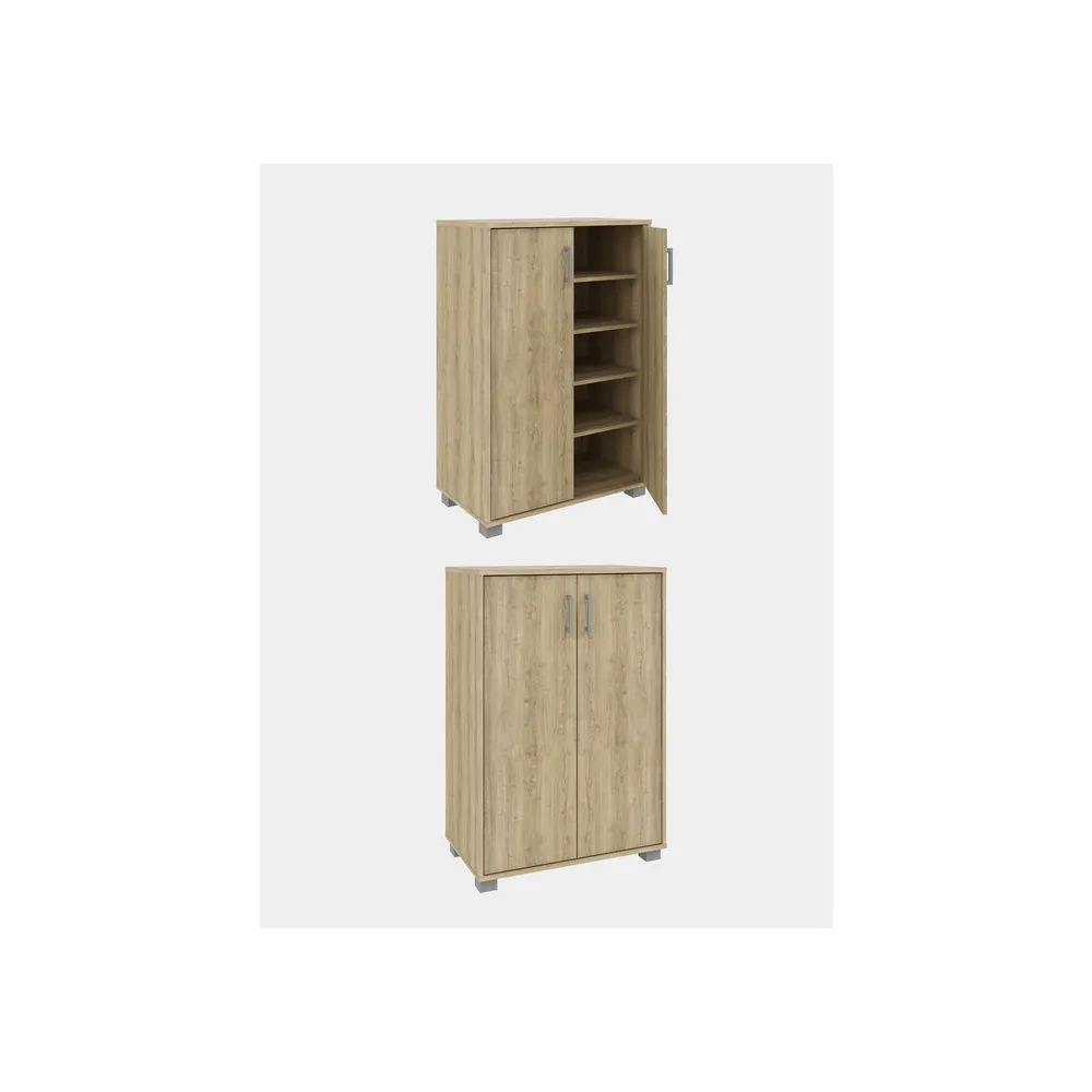 MOBILE BASSO 2A MULTIUSO 90X60X35 CM OLMO