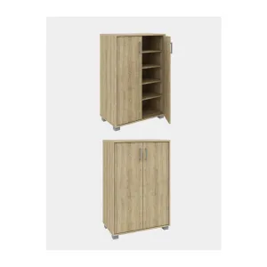 MOBILE BASSO 2A MULTIUSO 90X60X35 CM OLMO