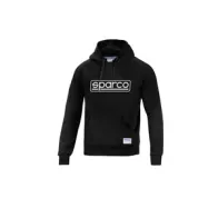 SPARCO FELPA HOODIE FRAME NERO TG L