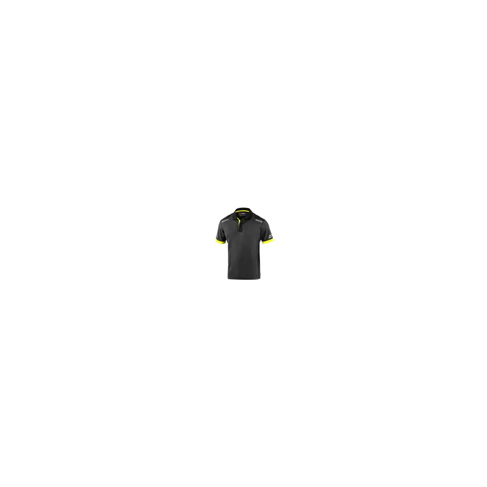 SPARCO POLO TOLEDO GREY YELLOW TG S SPARCO POLO TOLEDO GREY YELLOW TG S