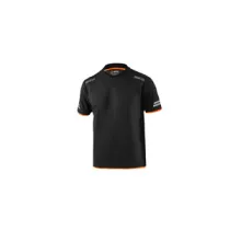 SPARCO T-SHIRT TUCSON BLACK ORANGE TG XS