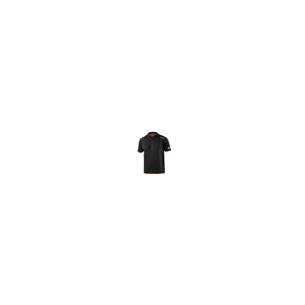 SPARCO T-SHIRT TUCSON BLACK ORANGE TG S SPARCO T-SHIRT TUCSON BLACK ORANGE TG S