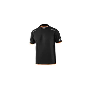 SPARCO T-SHIRT TUCSON BLACK ORANGE TG M