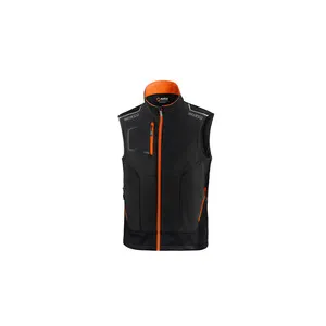 SPARCO GILET ILLINOIS BLACK ORANGE TG XS