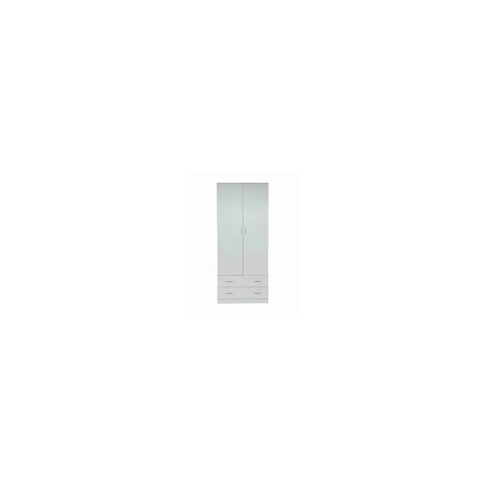 ARMADIO SPACE 2+2C BIANCO FRASSINO CM 80X52X190