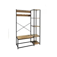 INDUSTRIAL APPENDIABITI METAL/QUERCIA 110X40X180 CM