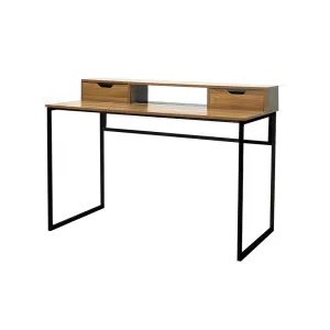 INDUSTRIAL SCRIVANIA METAL/QUERCIA 120X60X95 CM