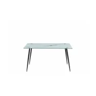 TAVOLO MIRROR 120X80X75 VETRO MARMO 290 LUCIDO