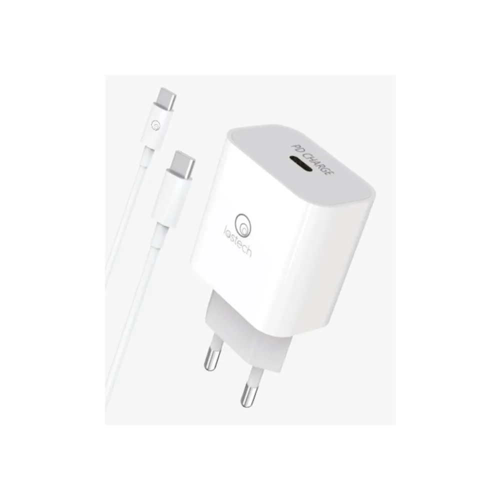 CARICATORE RAPIDO 20W C/CAVO USB-C / USB-C