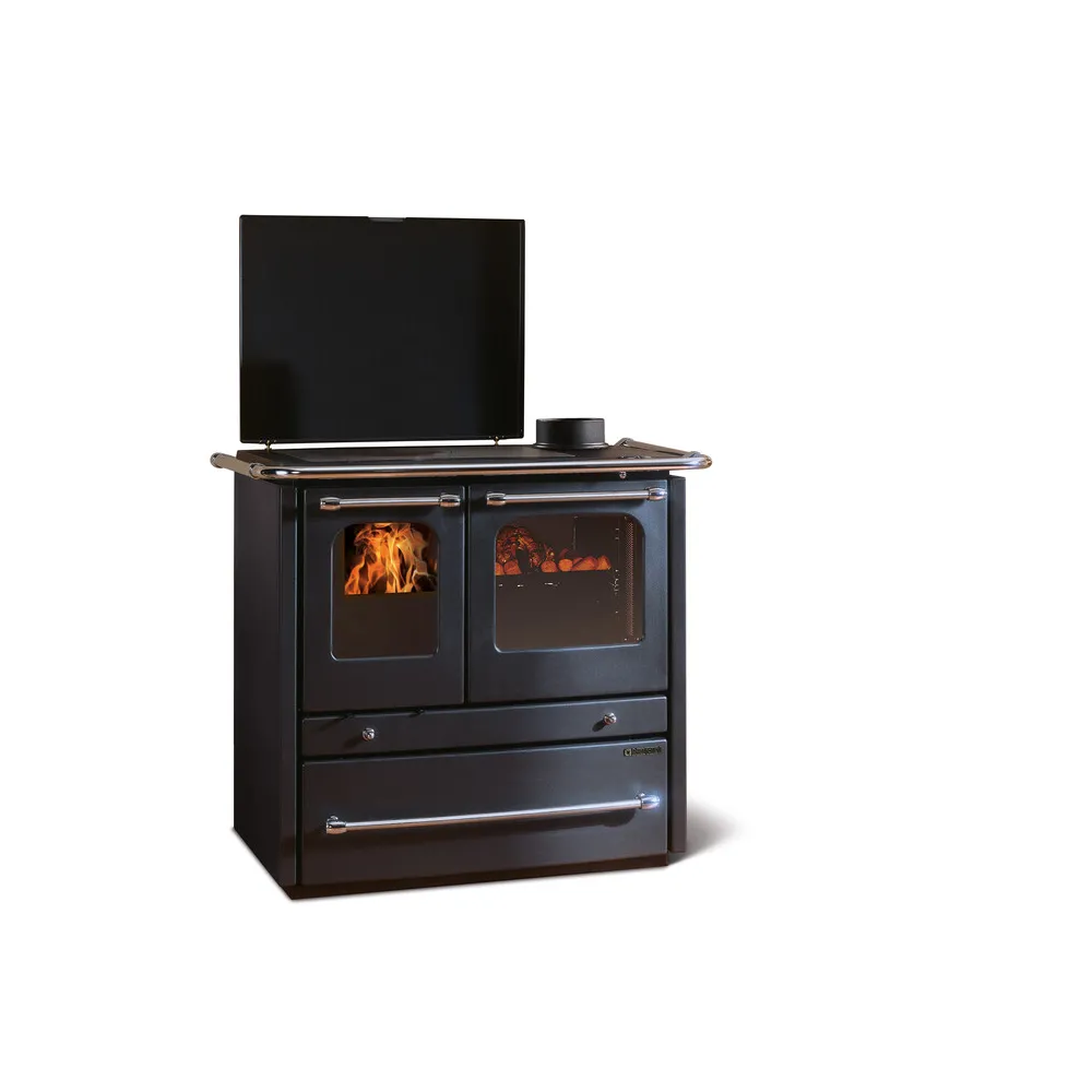 TERMOCUCINA LEGNA 13.5 KW SOVRANA ANTRACITE TERMOCUCINA LEGNA 13.5 KW SOVRANA ANTRACITE