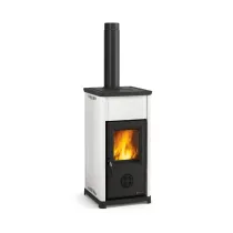 STUFA LEGNA  7 KW TEA 5.0 BIANCO
