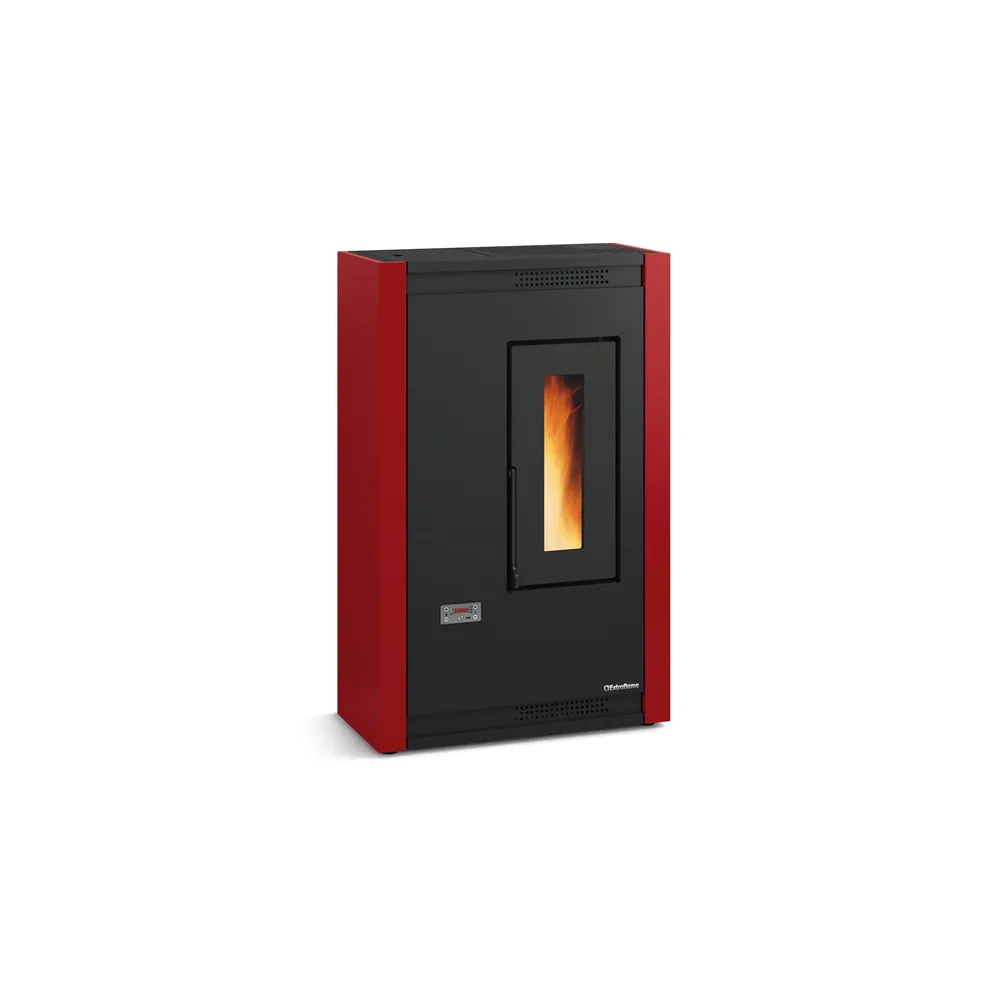 STUFA PELLET VENTIL SLIM 5.1KW LUISELLA 5.0 BORDEAUX STUFA PELLET VENTIL SLIM 5.1KW LUISELLA 5.0 BORDEAUX