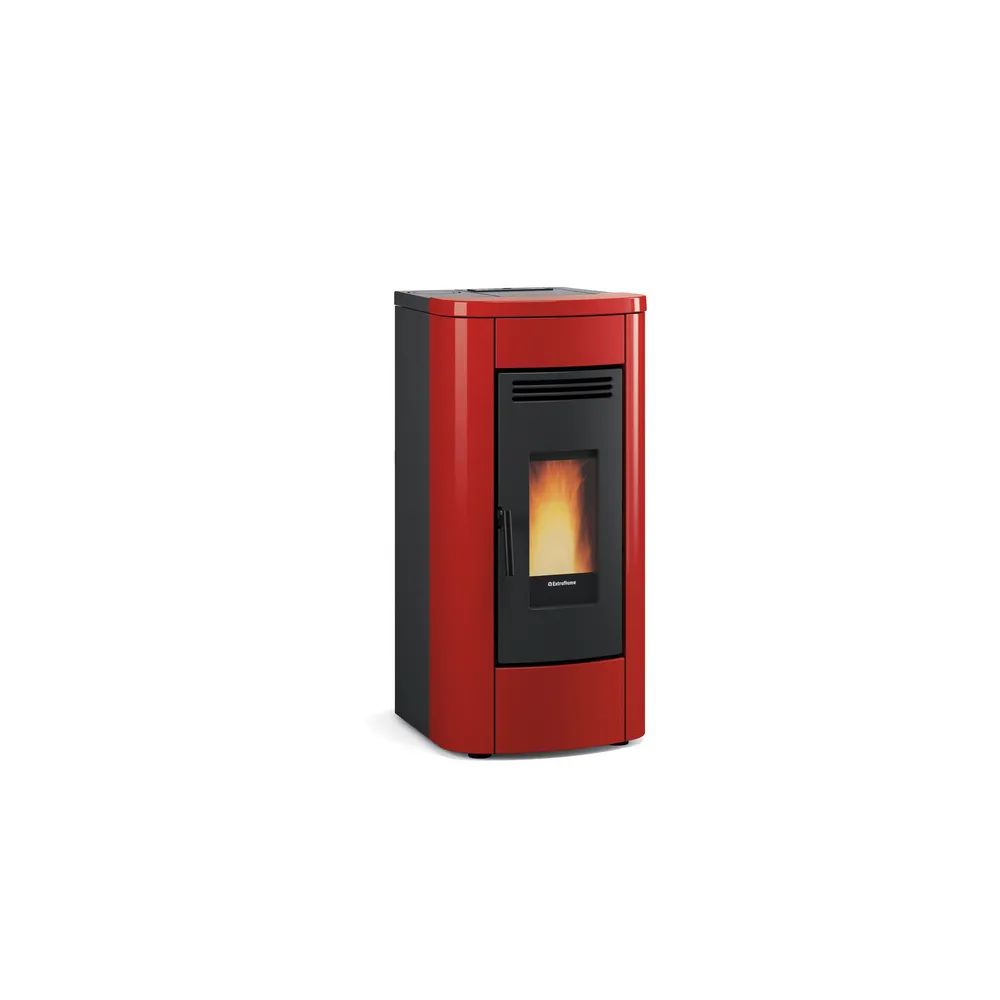STUFA PELLET CANALIZ 8 KW KLAUDIA PLUS 5.0 BORDEAUX STUFA PELLET CANALIZ 8 KW KLAUDIA PLUS 5.0 BORDEAUX