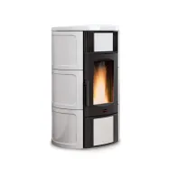 TERMOSTUFA PELLET VENT 18.1KW ISIDE IDRO H15 BIANCO