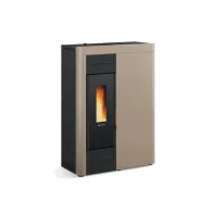 TERMOSTUFA PELLET ERM/SLIM 14.5KW VIRNA IDRO TORTORA MATT
